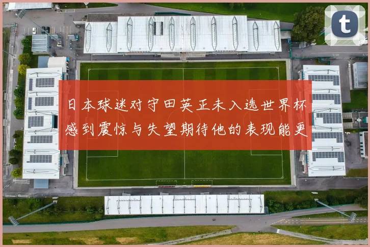 日本球迷对守田英正未入选世界杯感到震惊与失望期待他的表现能更出色